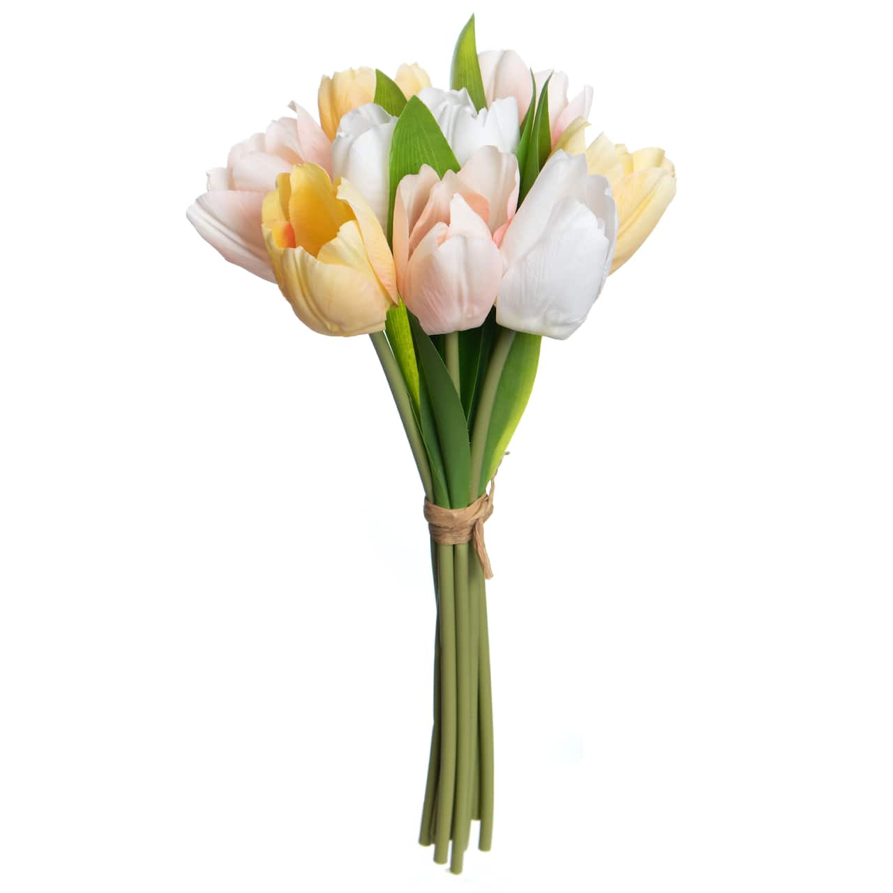 14" Yellow & Cream Tulip Real Touch Bundle by Ashland®